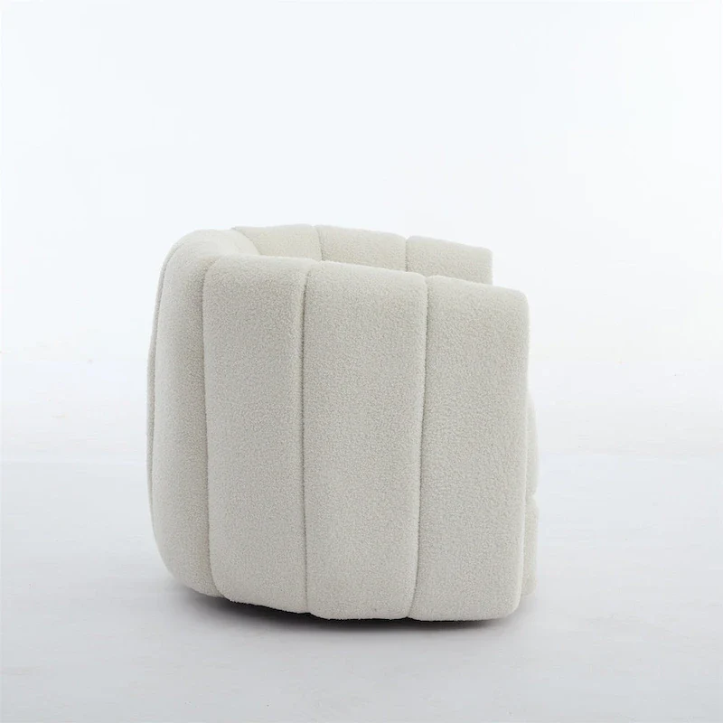 Modern Upholstered Swivel Accent Barrel Chair