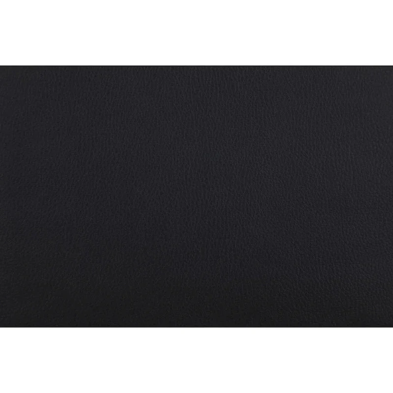 Brown Faux Leather Sling Accent Chair with Buckle Design