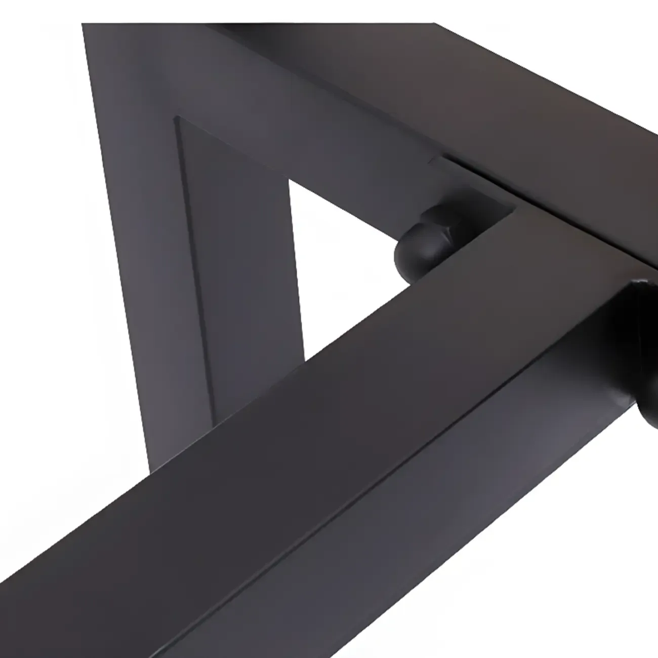 French Country Natural Wooden Iron Trestle Bar Tables