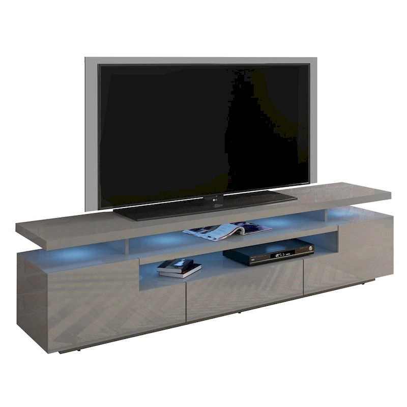 Strick & Bolton Sparkes 77-inch High Gloss TV Stand with LED Lights