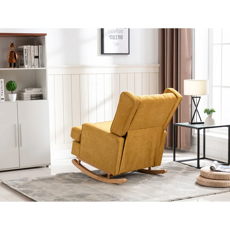 Modern 33.8 Tufted Rocking Chair