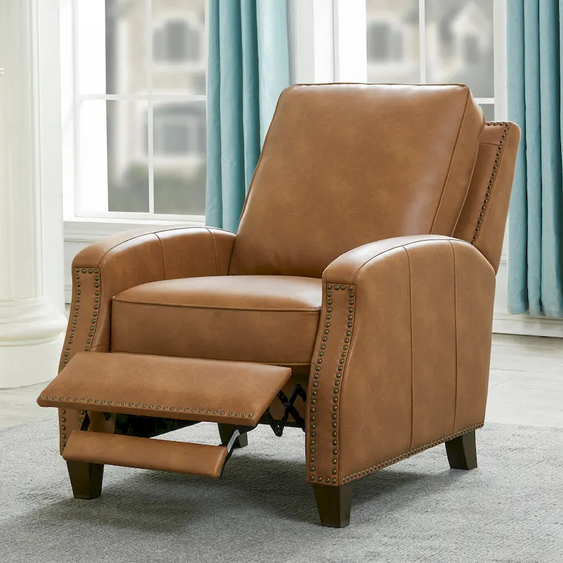 Julian Faux Leather Push Back Recliner by Greyson Living