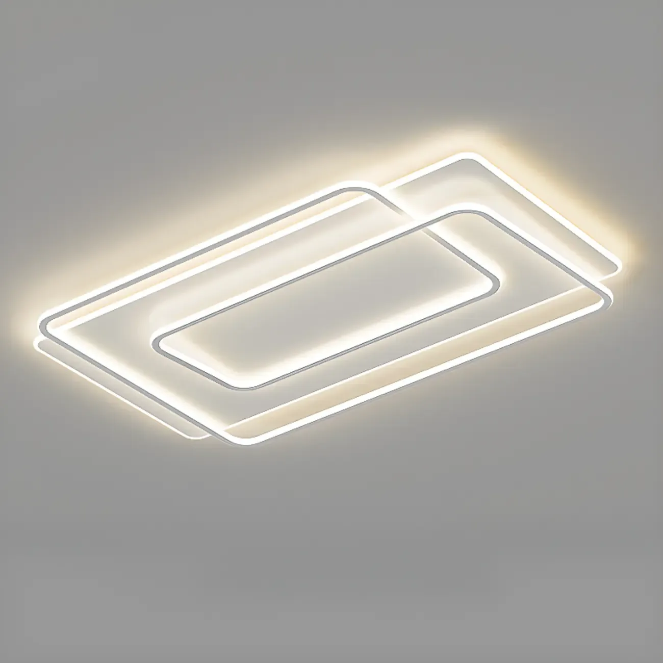 Modern LED Flush Ceiling Light with Third Gear Dimming