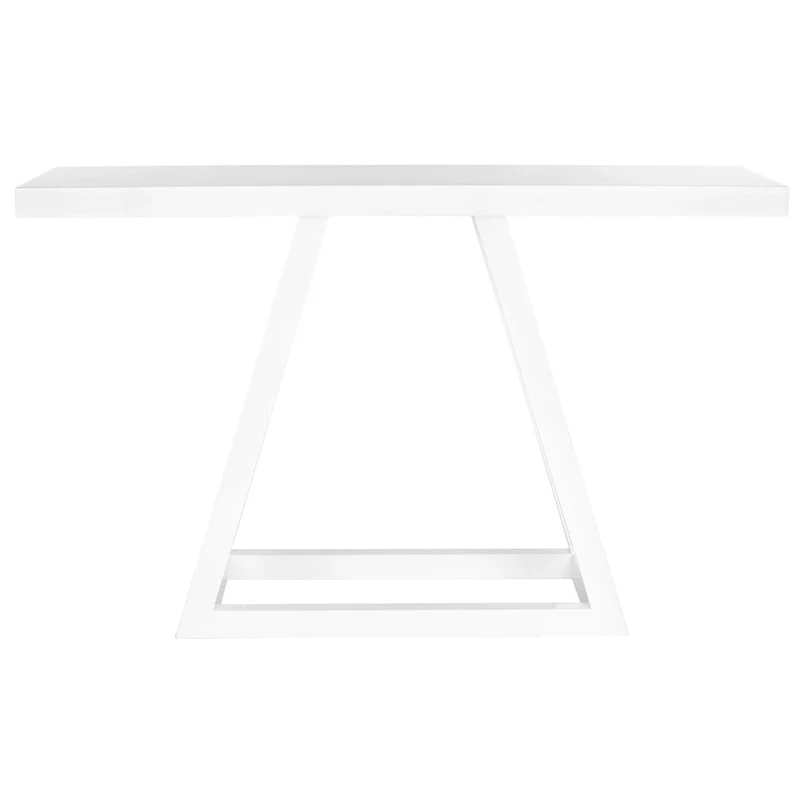 White Lacquer Console Table, 1-Person Style, 51
