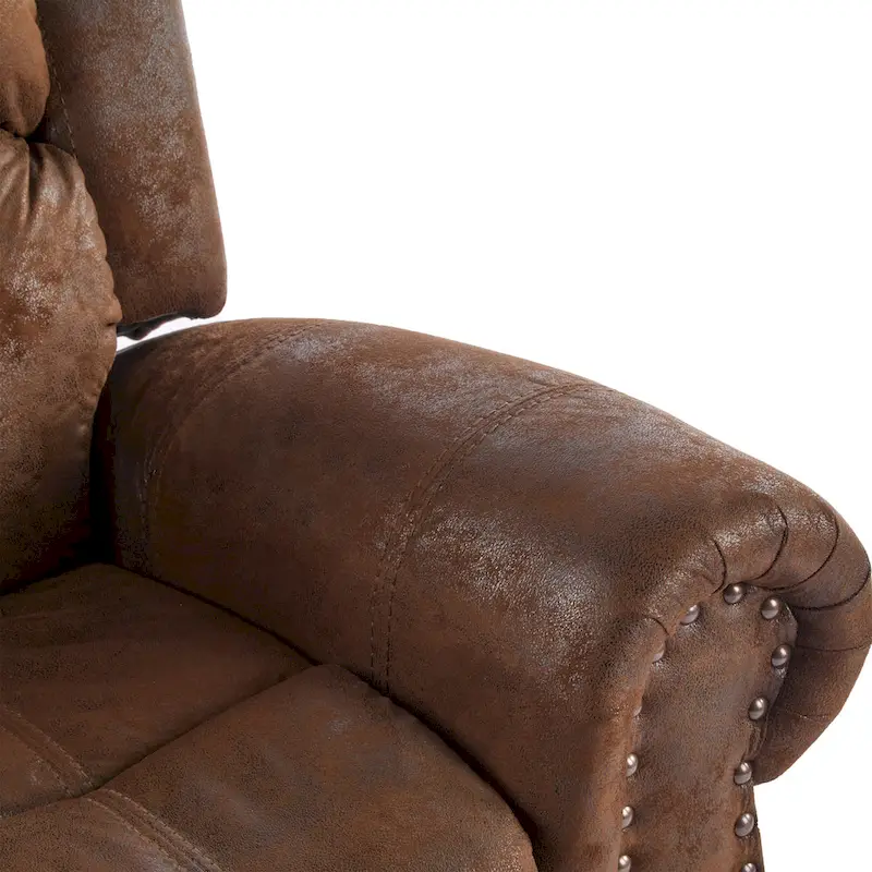 Charlie Bonded Leather Glider Recliner