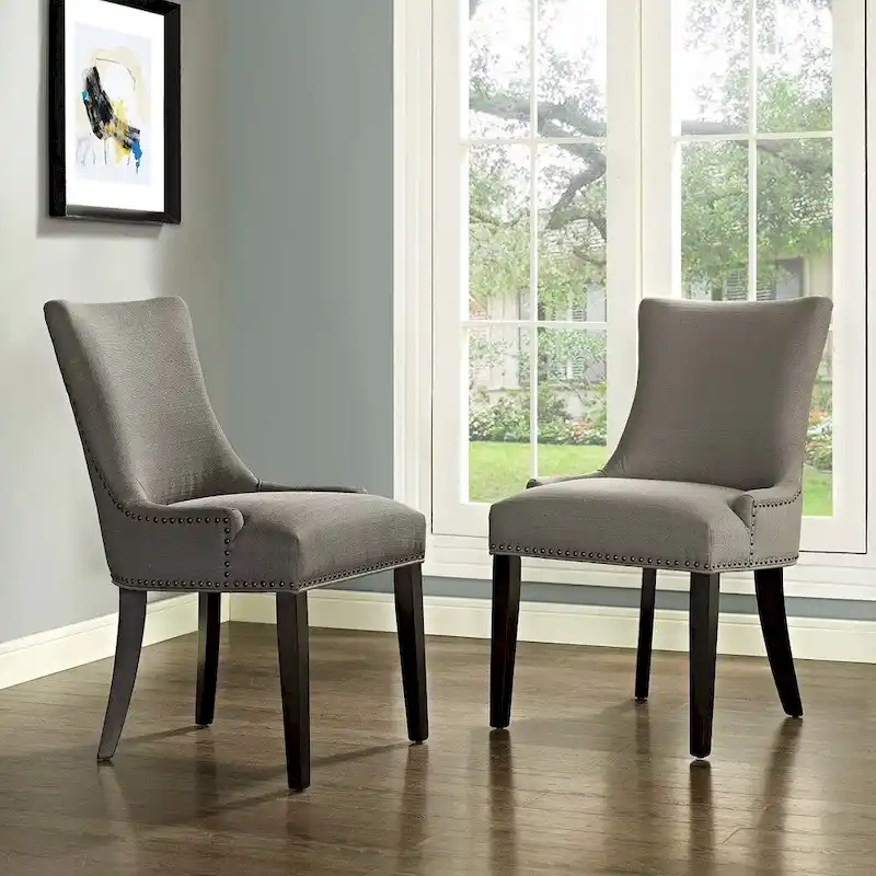 Marquis Set of 2 Fabric Dining Side Chair