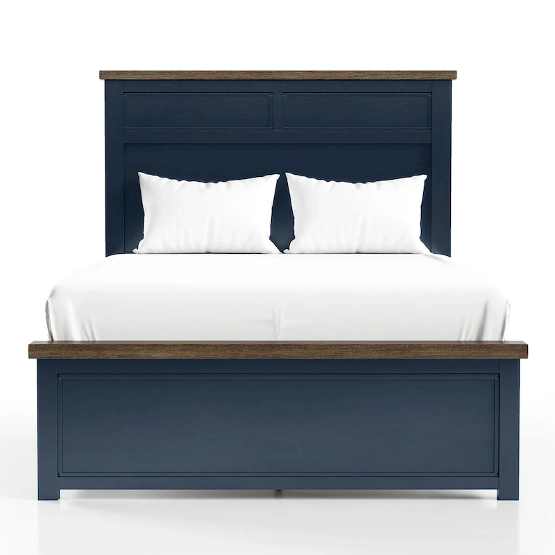 Furniture of America Althea Modern Farmhouse Pinewood Panel Bed