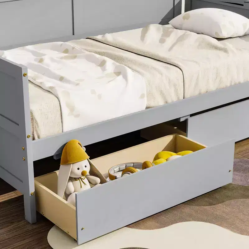 MAYEERTY Full Bunk Bed Safety Rail High Weight Capacity Heavy-Duty Metal