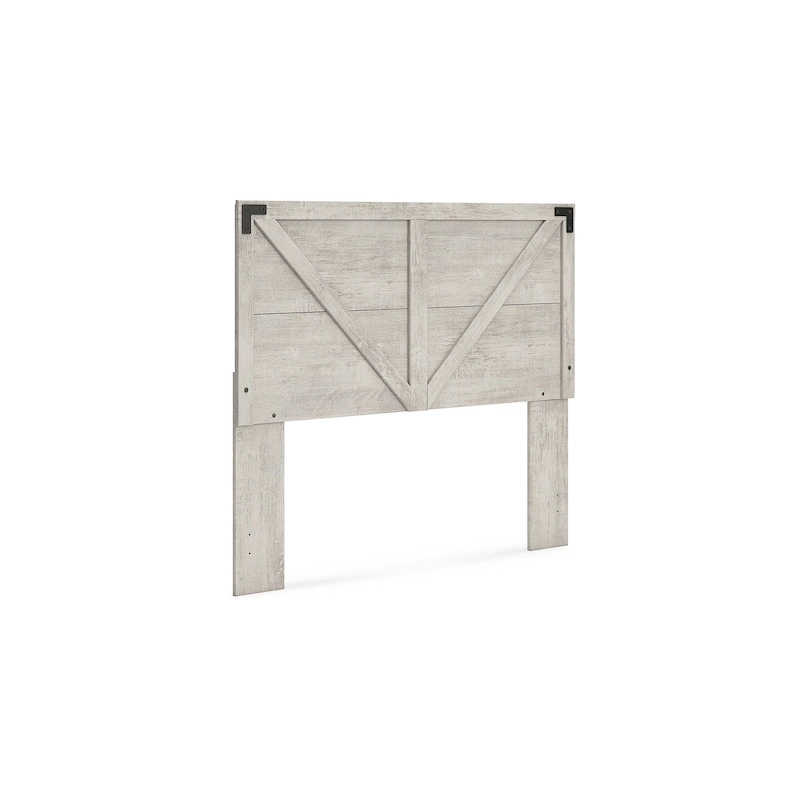 Signature Design by Ashley Shawburn Gray Crossbuck Panel Headboard