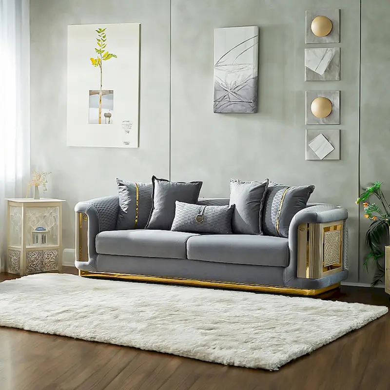 Luresta 2 Pieces Living Room Sets 1 Sofa 1 Love seat
