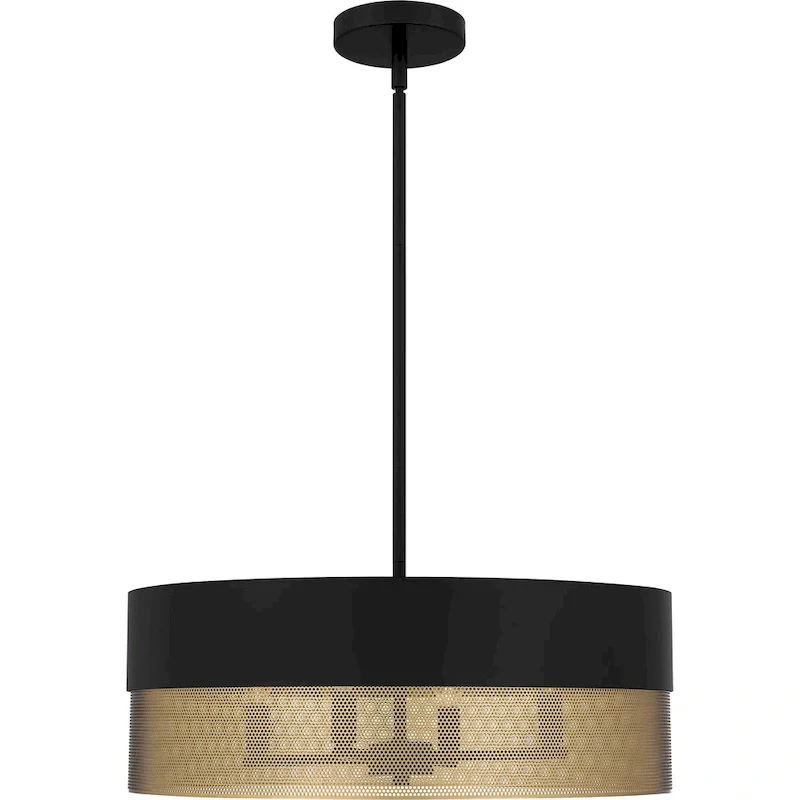 Alani 4-Light Matte Black Pendant Light