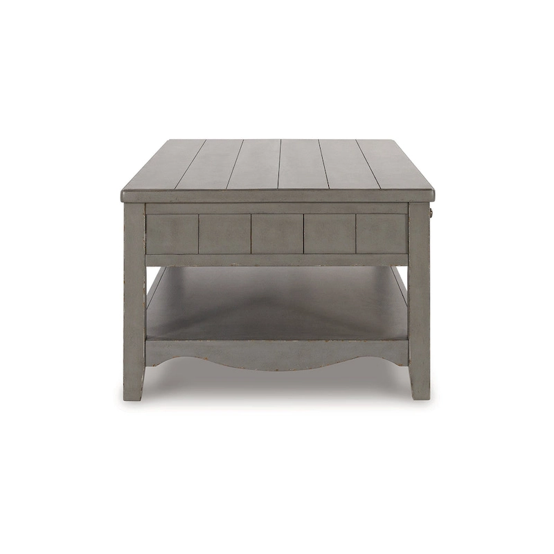Signature Design by Ashley Charina Antique Gray Rectangular Coffee Table - 50W x 30D x 20H