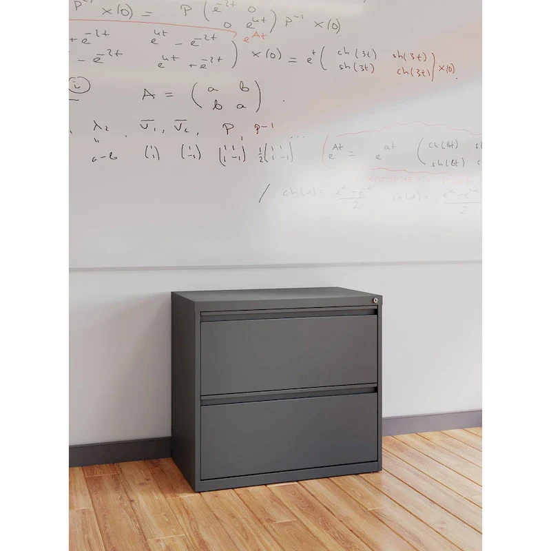 Hirsh 30 Inch Wide 2 Drawer Lateral 101 File Cabinet, White