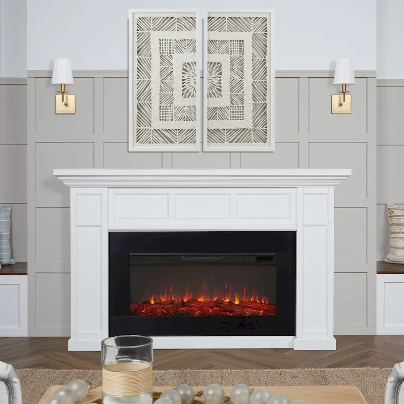 75 Landscape Electric Fireplace