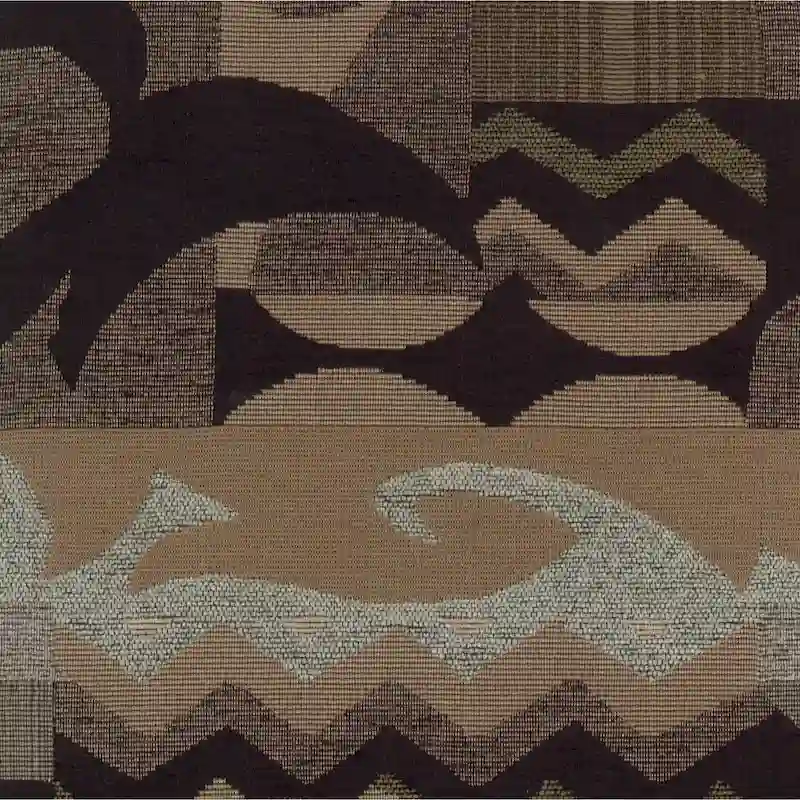 Bali Rattan Rocker Chair with Chenille Cushion