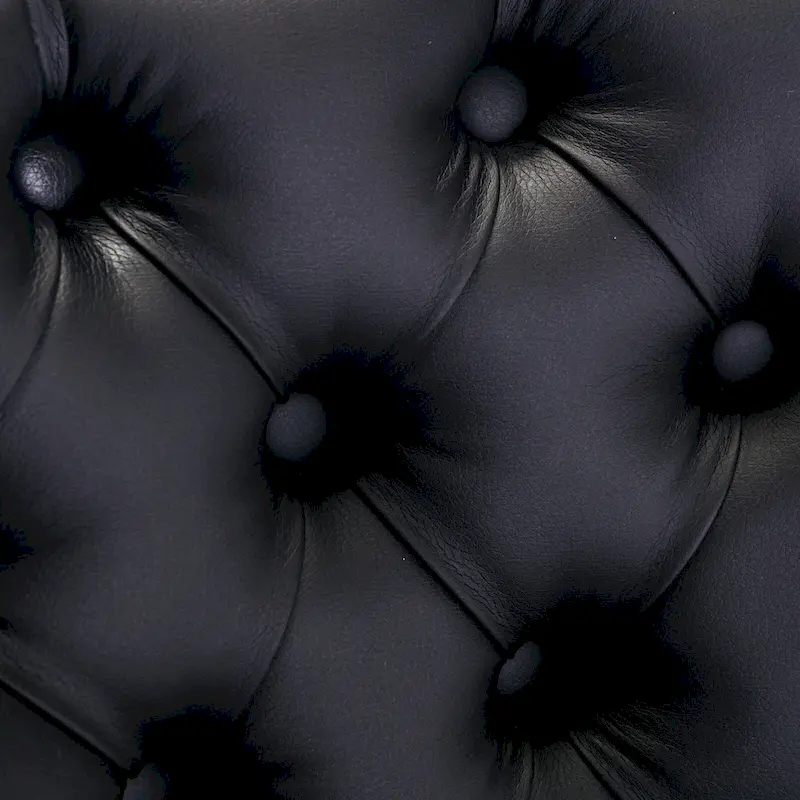 High Back Dining Chairs Set of 2, Upholstered PU Leather Kitchen Chairs Side Chair with Rear Handle Wood Legs