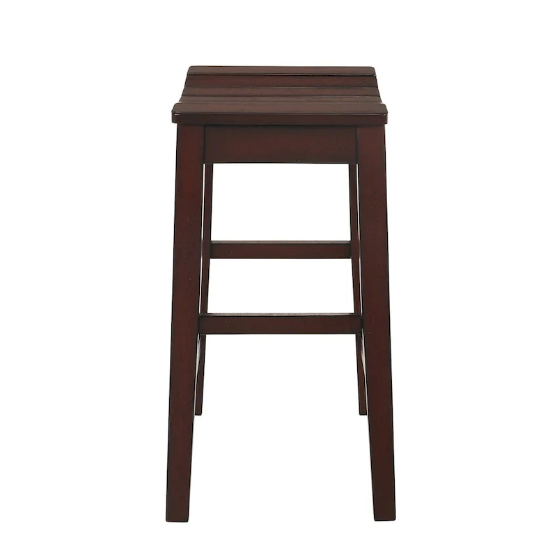 Farmhouse Wood 5-Piece Counter Height Dining Table and Stool Set