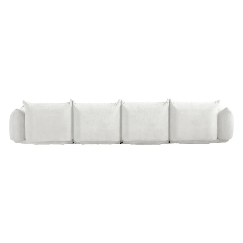 Modular Upholstered Sectional Sofas Chenille Fabric Lounge Counches