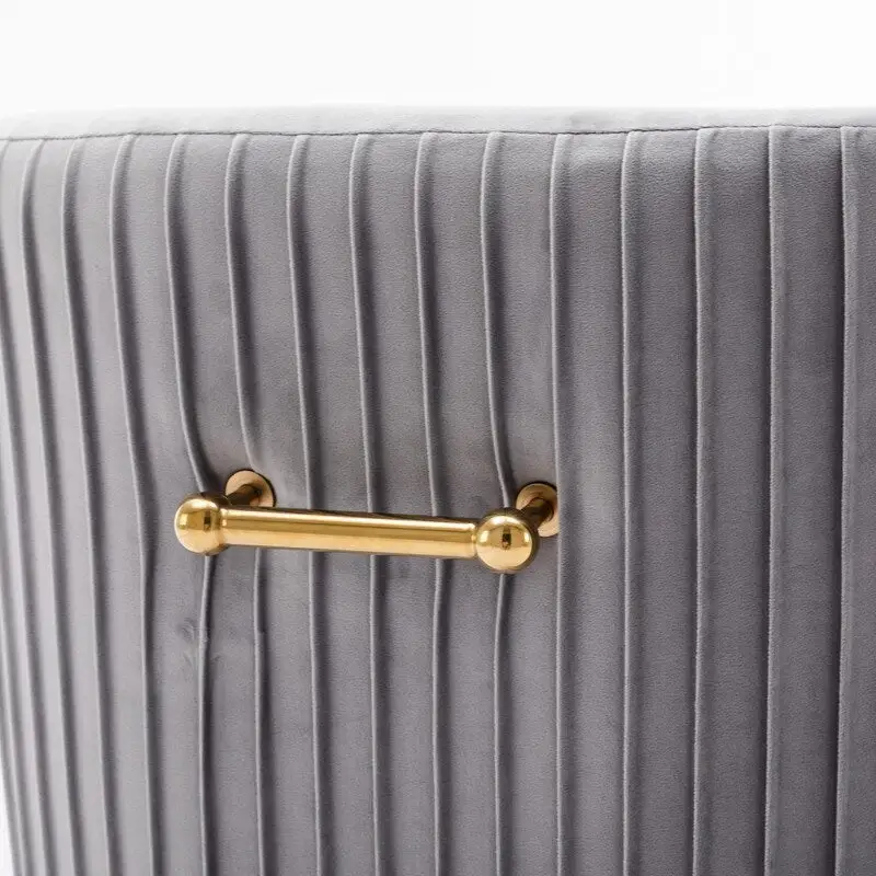 Mid Century Velvet Accent Dining Chair Set of 2 with Rear Handle