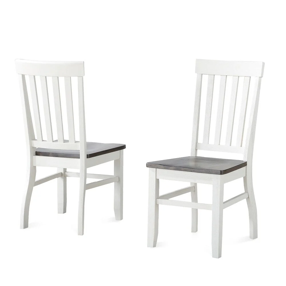 Steve Silver Crestwood Farmhouse Wood Side Chair (Set of 2)