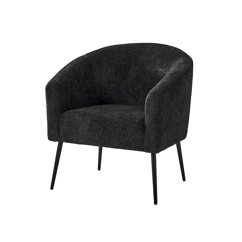 Hal Modern Boucle Armchair with Metal Legs by HULALA HOME