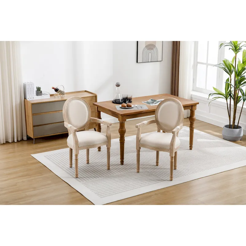 French Style Solid Wood Dining Chair