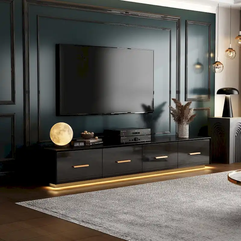 Sleek Floating Entertainment Unit Style Meets Function