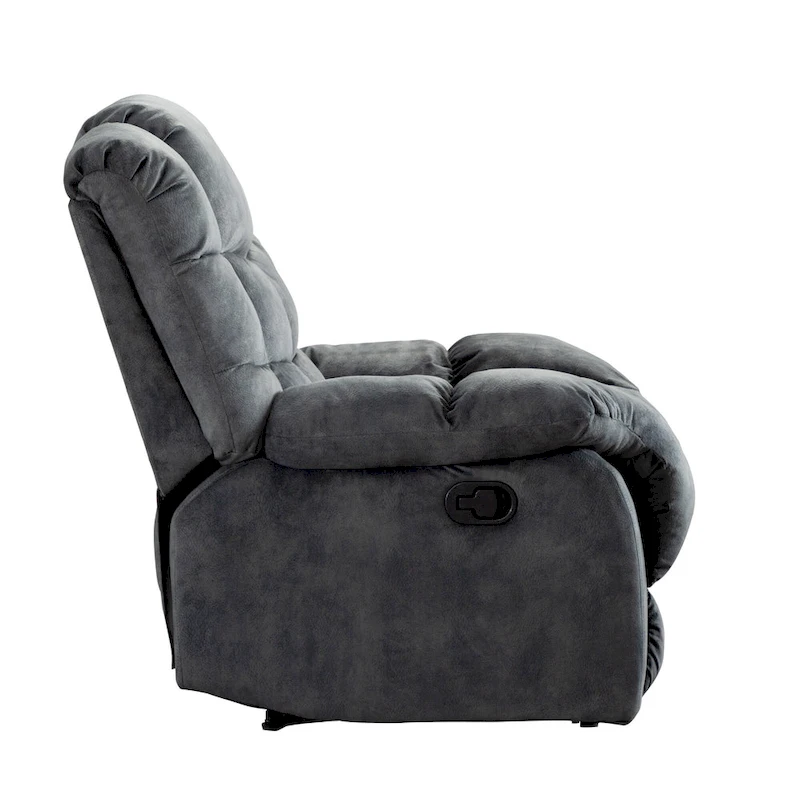 Manual Reclining Fabric Recliner and Single Sofa