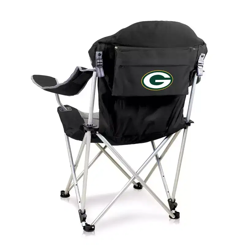 NFL Green Bay Packers Reclining Camp Chair with Head Support