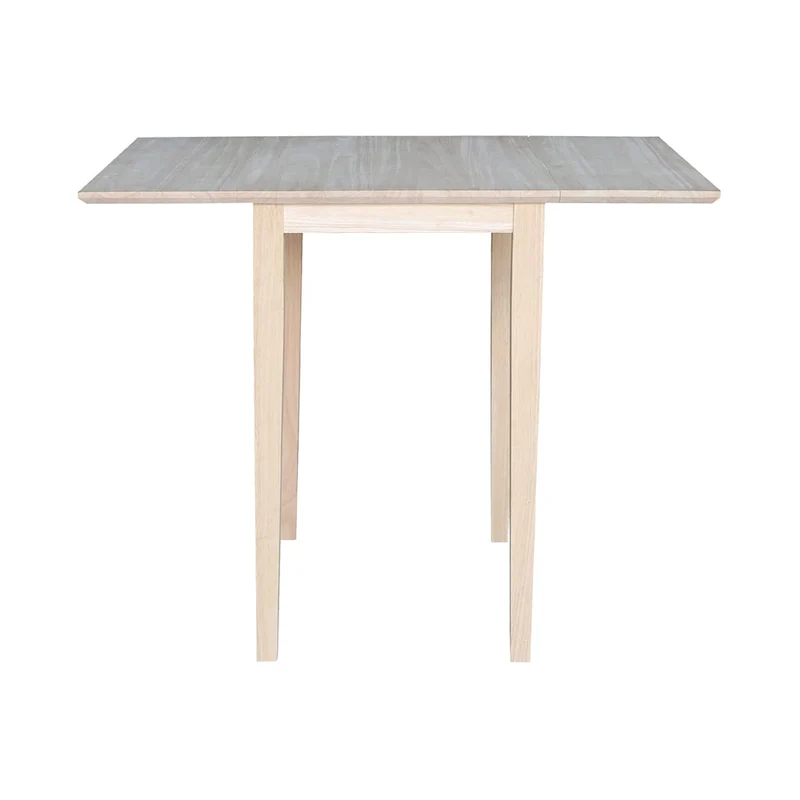 International Concepts Small Drop Leaf Shaker Style Dining Table