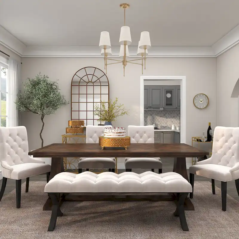 Amazing Set of Three Metal Mosaic Cake Stand