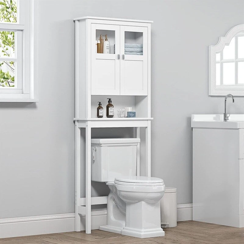 Bathroom Cabinet Over Toilet - 7.8D x 25.59W x 66.93H