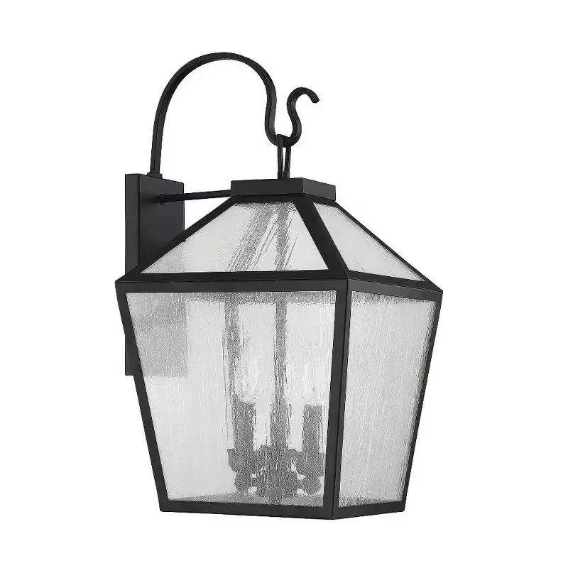 Savoy House Woodstock 3 - Light Wall Light in Black