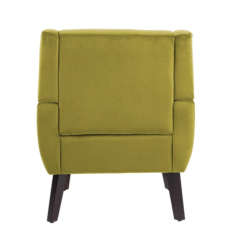 Velvet Upholstered Armchair Tufted Accent Chairs Set of 2