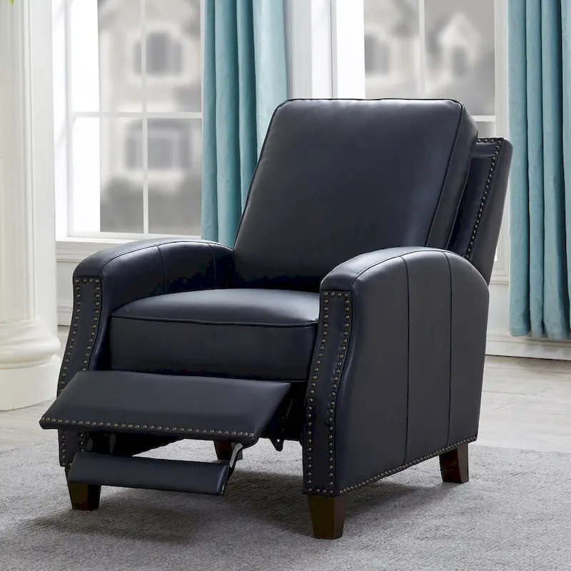 Julian Faux Leather Push Back Recliner by Greyson Living