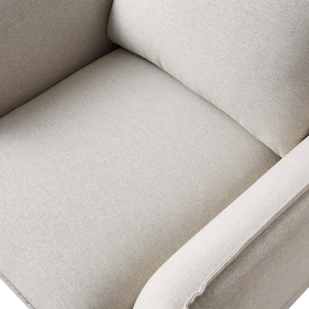 Oatmeal Fabric Armchair