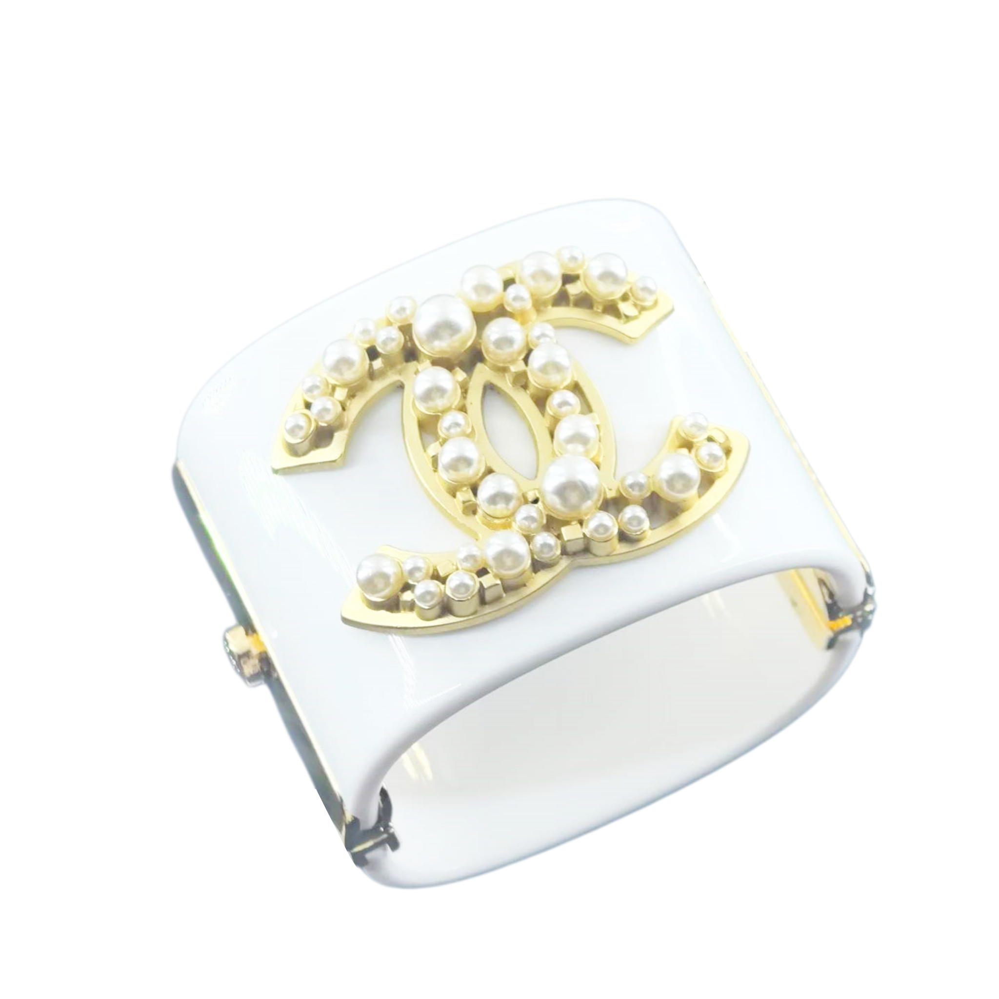 CCS167 Chanel Large chunky acrylic bracelet - ccjewelryacc