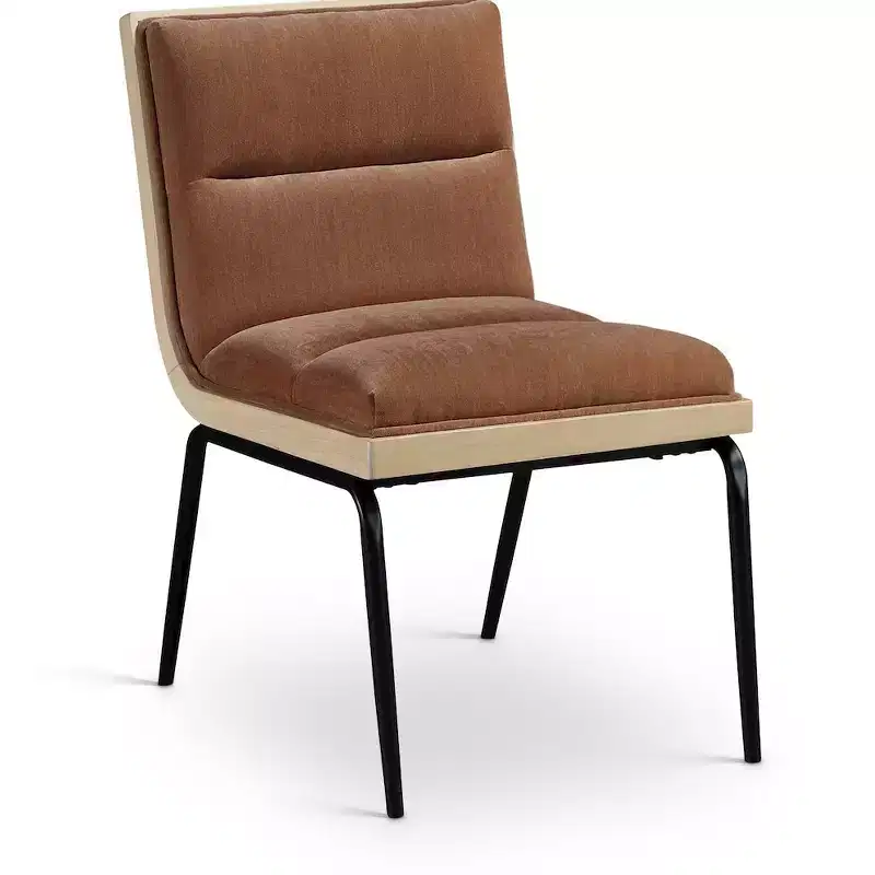 Meridian Furniture,Viceroy Fabric Upholstered Dining Chair, Set of 2