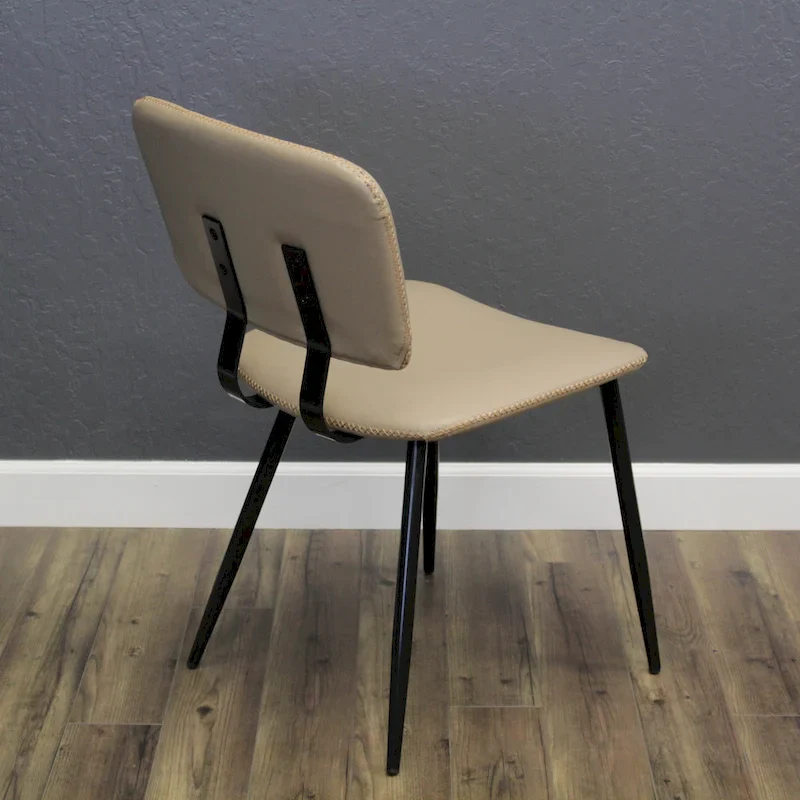 Multi-Color Faux Leather Dining Chair, Single Seat