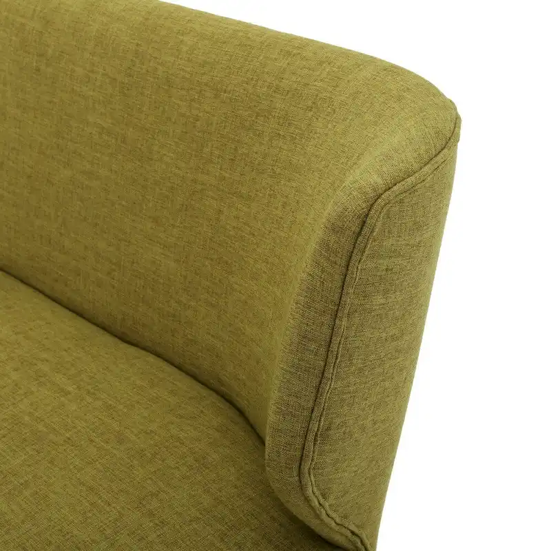 Desdemona Mid-Century Fabric Loveseat by Christopher Knight Home