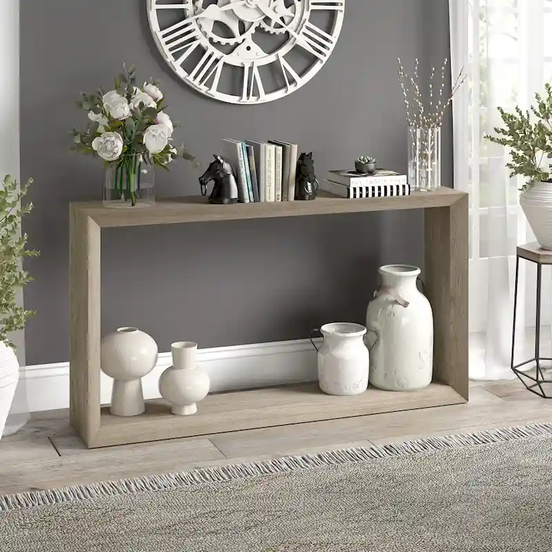 55 Wide Rectangular Console Table - 55 Wide
