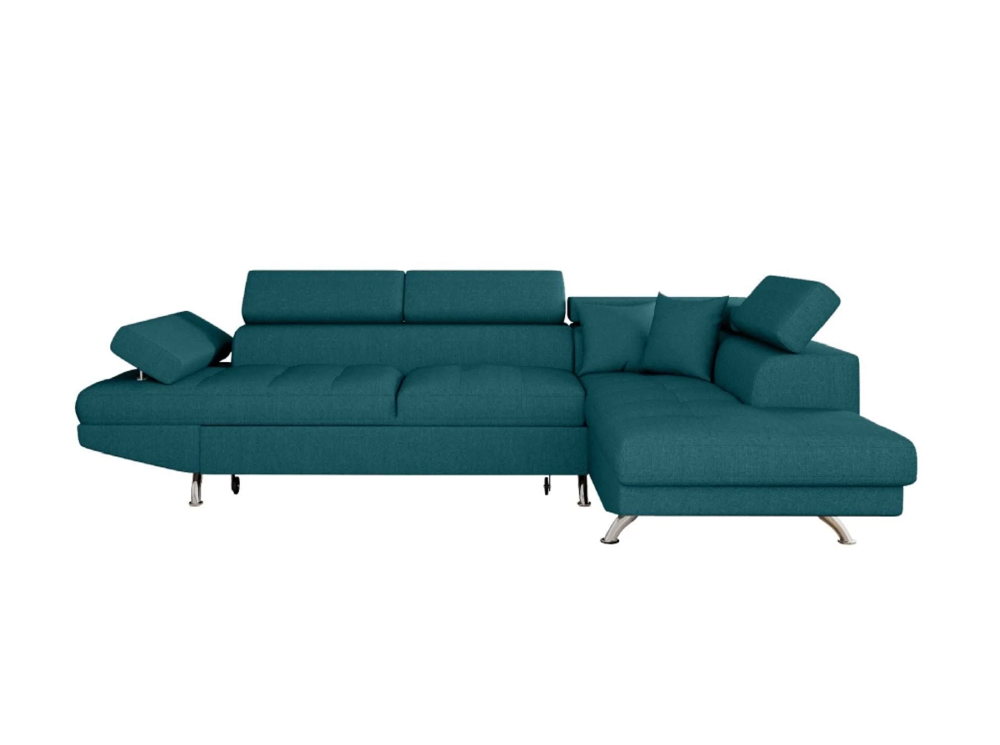 Corner Sectional Sofa - Bleu Canard