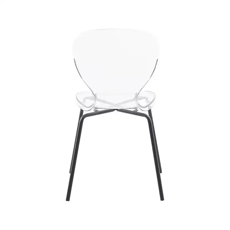 Meridian Furniture,Clarion Matte Black Dining Chair, Set of 2