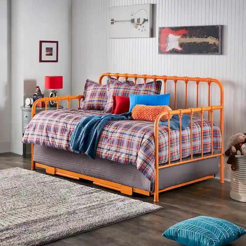 Constance Metal Daybed with Lift-up Trundle by