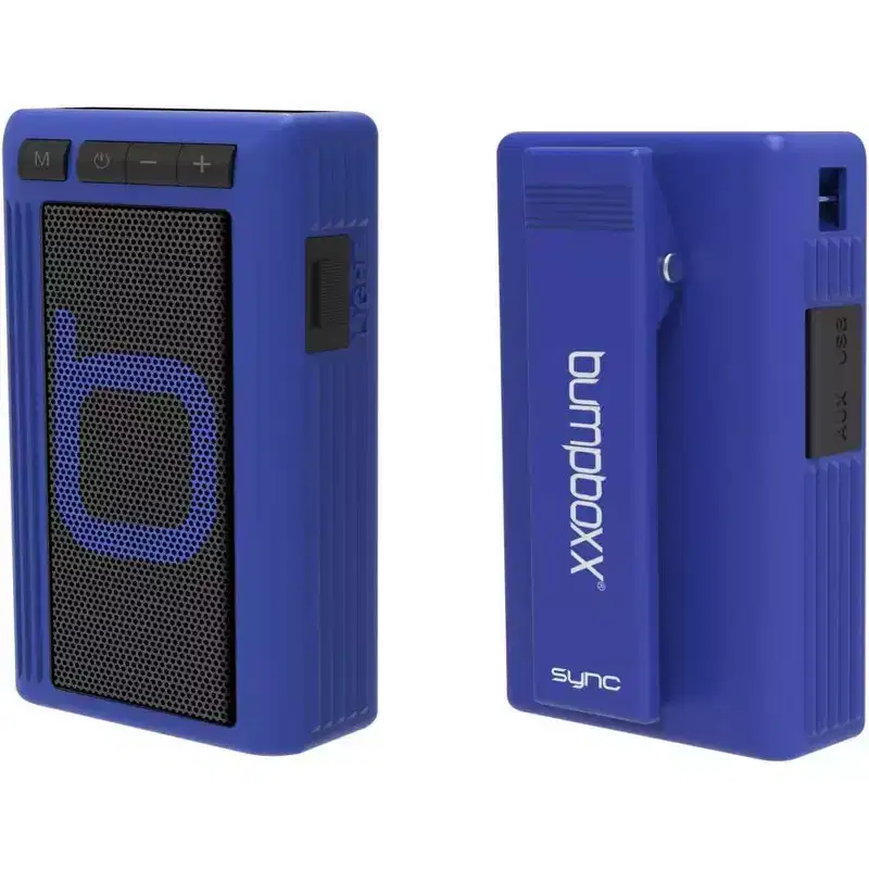 Refurbished: Bumpboxx Retro Pager Beeper Portable Bluetooth Speaker | Blue - Manufacturer Refurbished