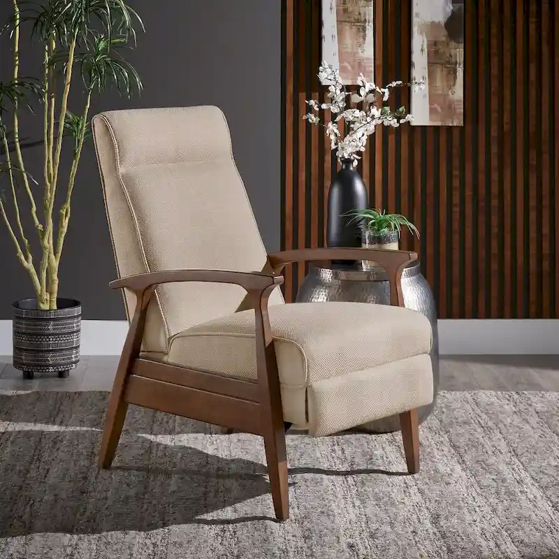 25.75-inch wide medieval-style recliner