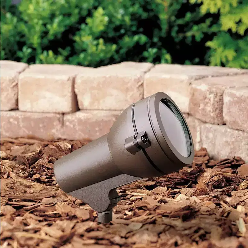 Kichler Architectural Bronze 4 Wide Low Voltage Landscape Light