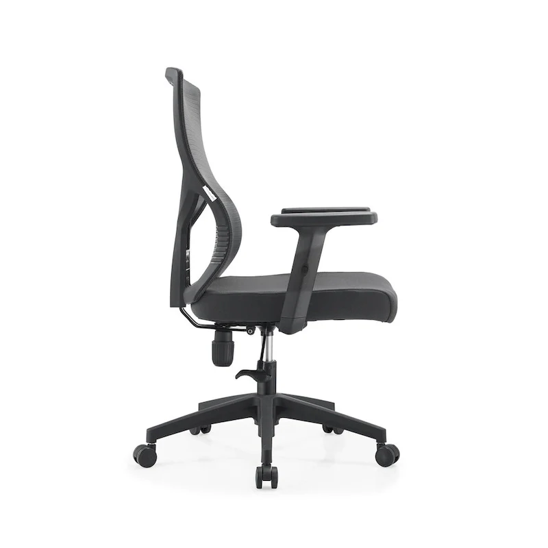 Glen Mid-Back Office Chair with Adjustable Height, Swivel and Tilt by LeisureMod