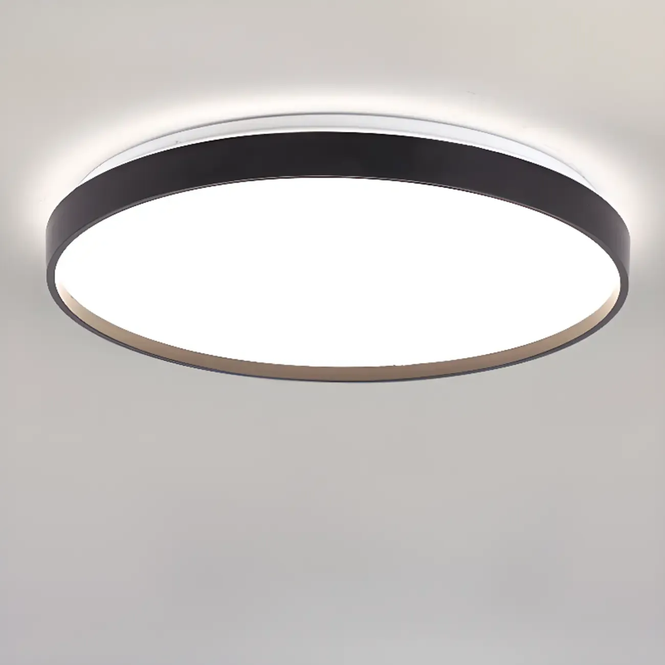 Stylish Circular Acrylic Flush Ceiling Light in Multi Dimming