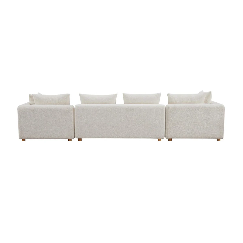 Hangover Cream Upholstered 145 Long Sofa